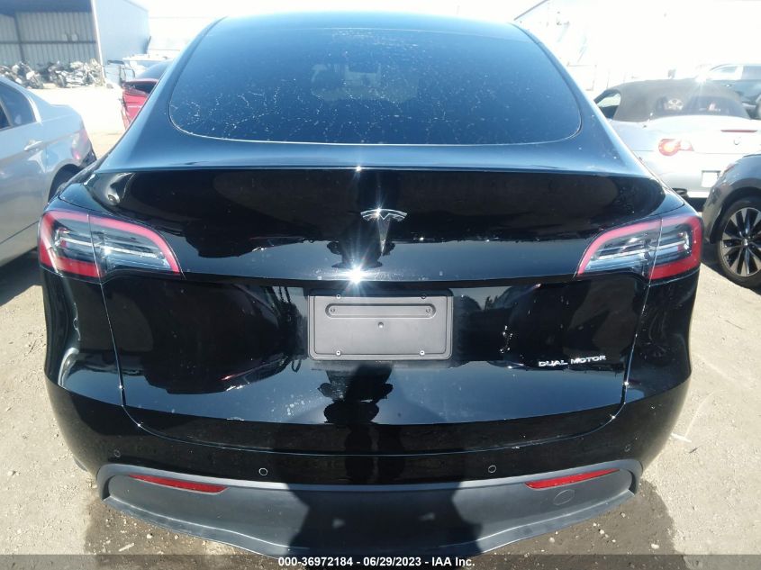 2022 TESLA MODEL Y LONG RANGE - 7SAYGAEE8NF387739