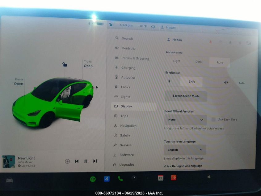 2022 TESLA MODEL Y LONG RANGE - 7SAYGAEE8NF387739