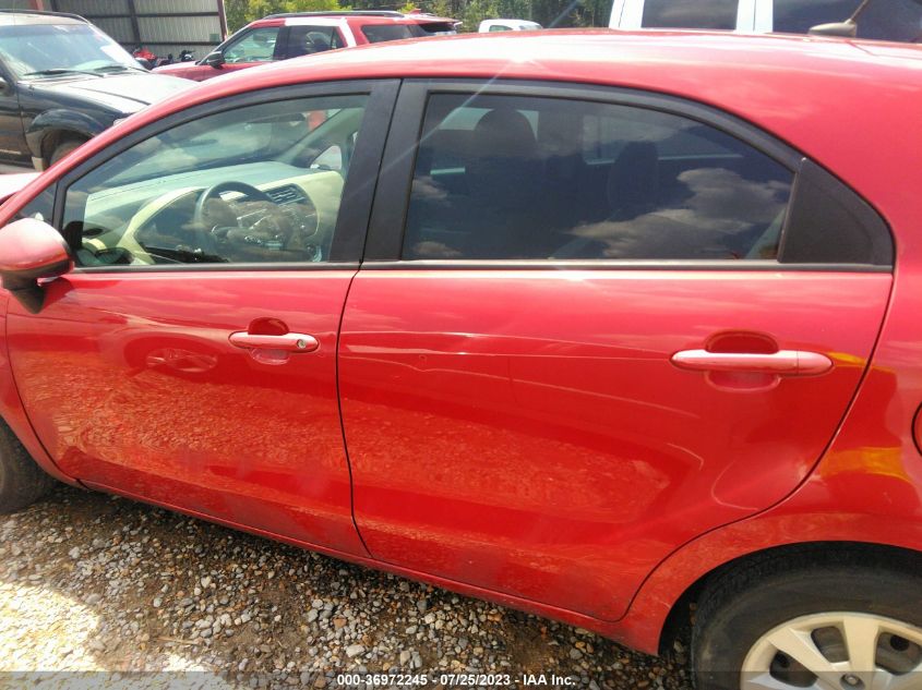 2013 KIA RIO LX - KNADM5A3XD6312581