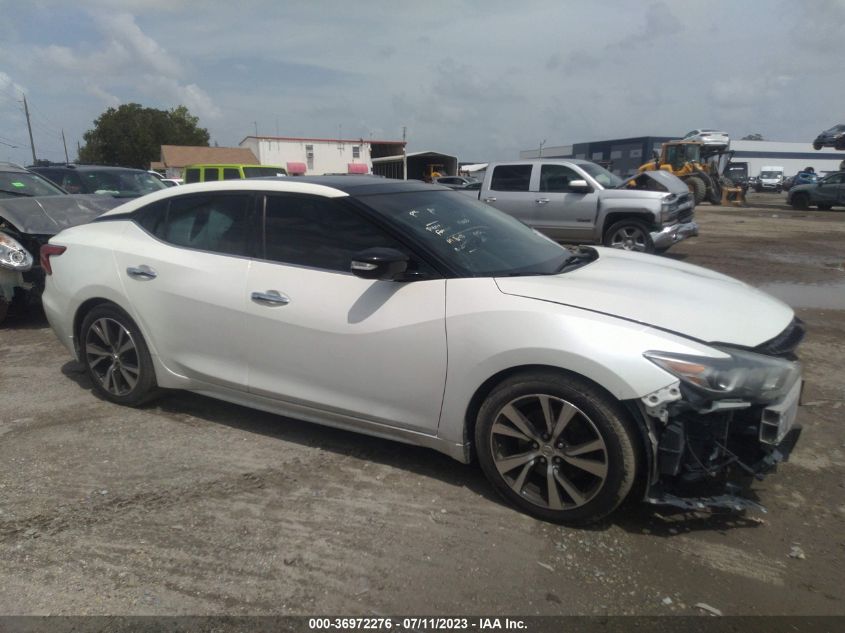 2016 NISSAN MAXIMA 3.5S/SV/SL/SR/PLAT - 1N4AA6APXGC901570