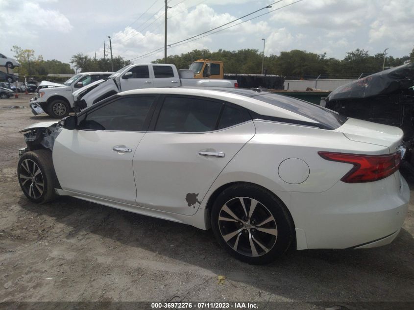 2016 NISSAN MAXIMA 3.5S/SV/SL/SR/PLAT - 1N4AA6APXGC901570