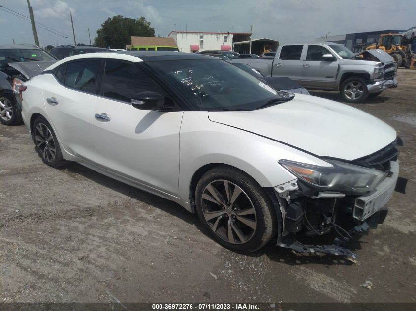 2016 NISSAN MAXIMA 3.5S/SV/SL/SR/PLAT - 1N4AA6APXGC901570