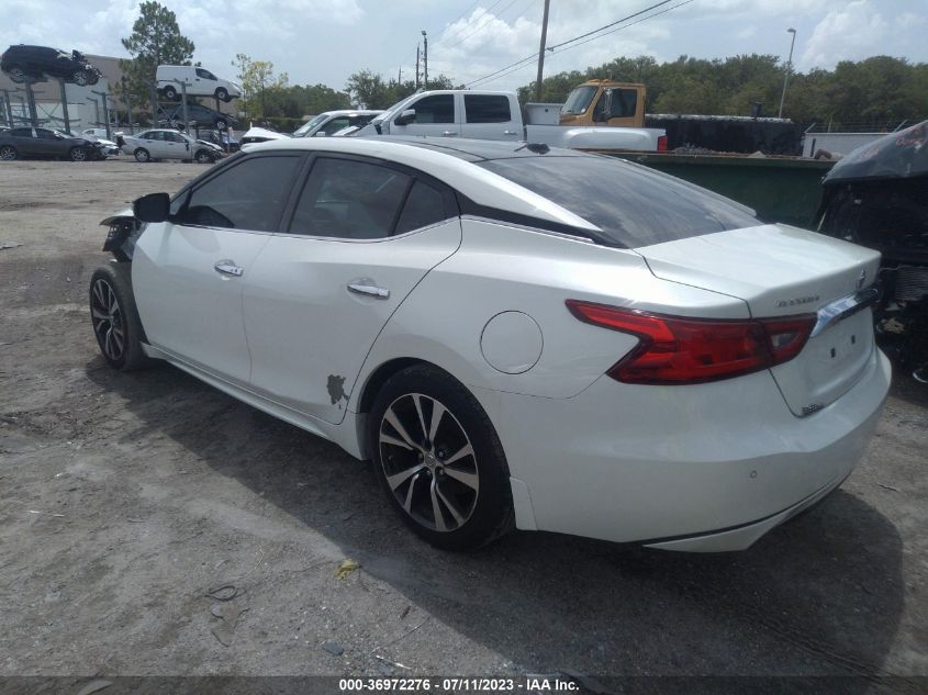 2016 NISSAN MAXIMA 3.5S/SV/SL/SR/PLAT - 1N4AA6APXGC901570