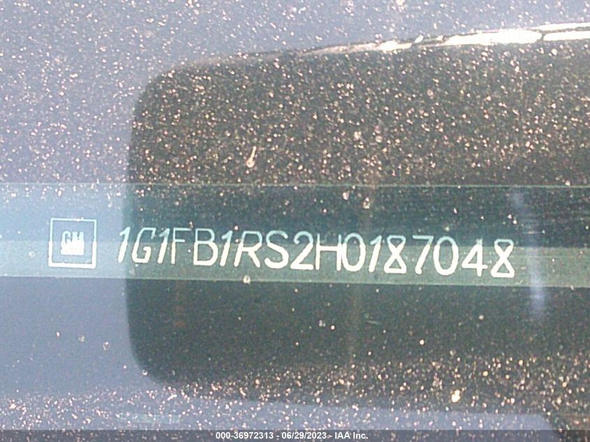 2017 CHEVROLET CAMARO 1LT - 1G1FB1RS2H0187048