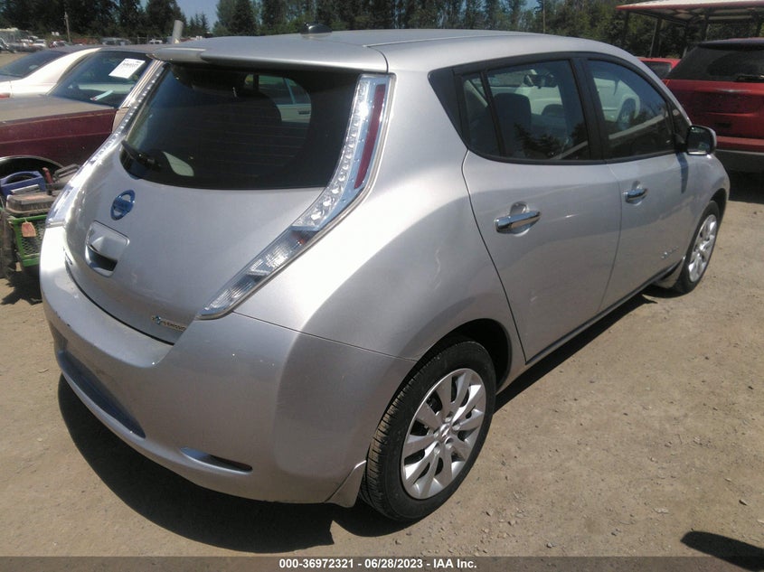 VIN 1N4BZ0CP8HC308072 2017 NISSAN LEAF S