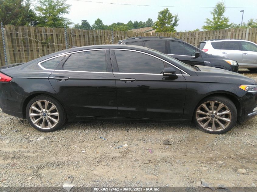 2017 FORD FUSION TITANIUM/PLATINUM - 3FA6P0K98HR347305