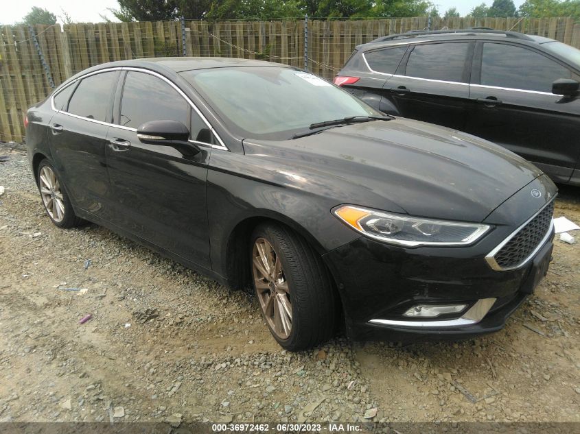 2017 FORD FUSION TITANIUM/PLATINUM - 3FA6P0K98HR347305