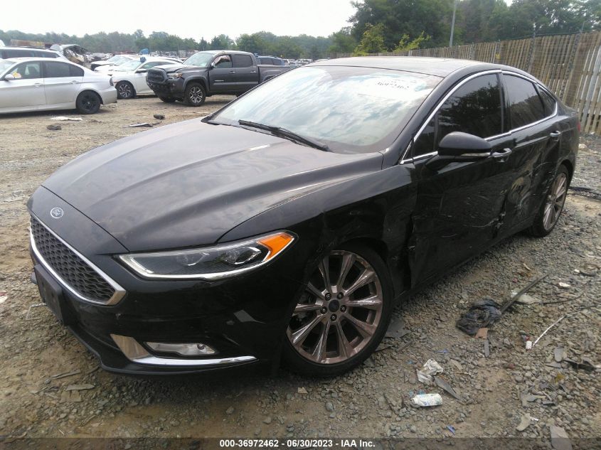 2017 FORD FUSION TITANIUM/PLATINUM - 3FA6P0K98HR347305