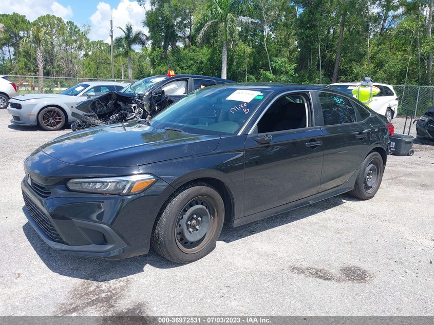 VIN 2HGFE2F20NH512782 2022 HONDA CIVIC SEDAN LX