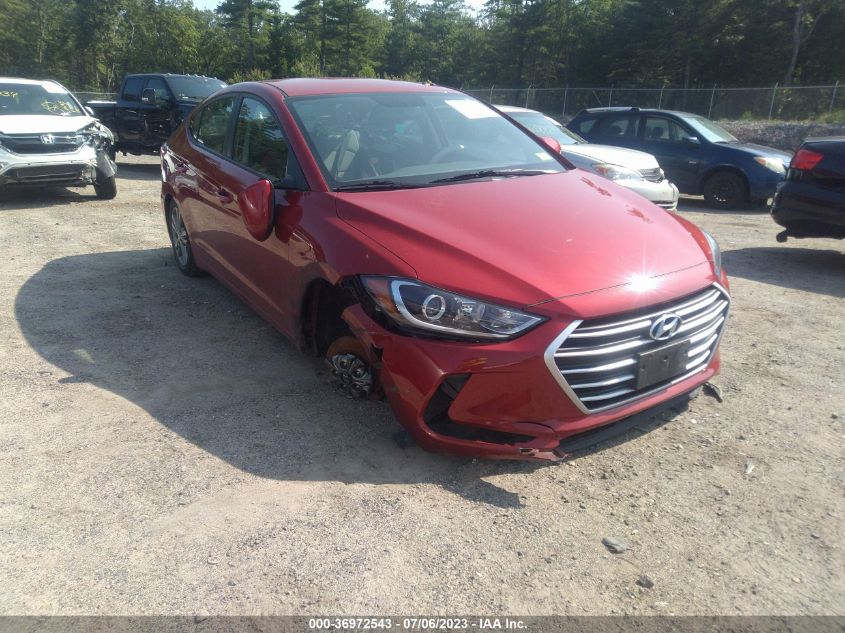 2018 HYUNDAI ELANTRA SEL/VALUE/LIMITED - 5NPD84LF9JH390733