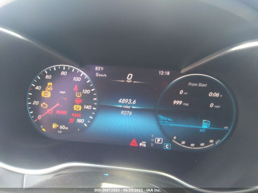 2022 MERCEDES-BENZ GLC GLC 300 - W1N0G8DB2NV353204