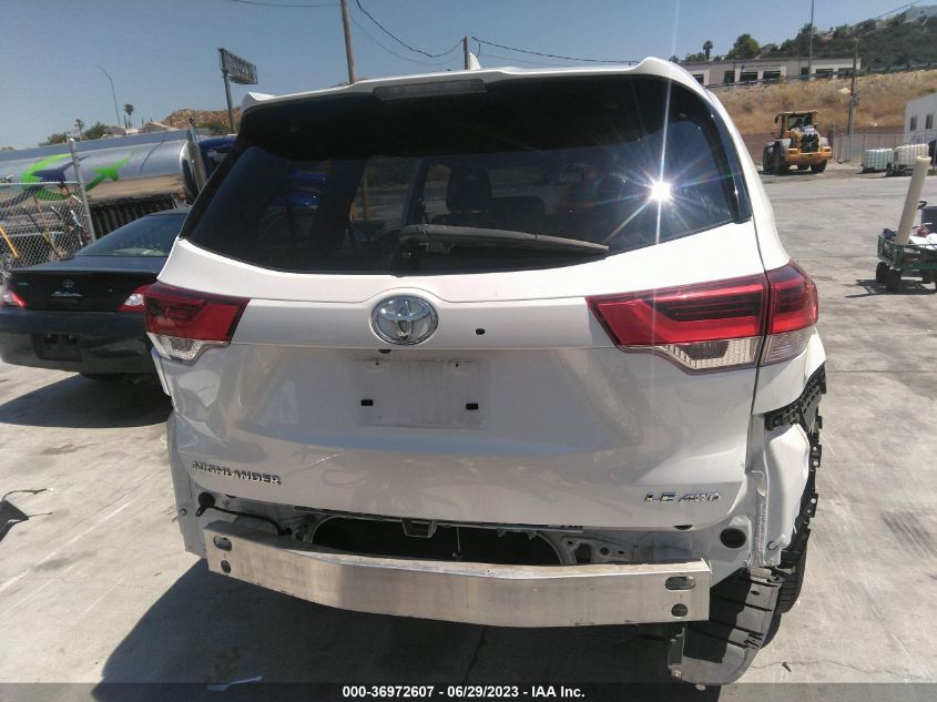 2018 TOYOTA HIGHLANDER LE - 5TDBZRFH4JS823805
