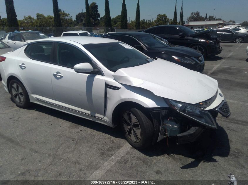 2013 KIA OPTIMA HYBRID LX - KNAGM4ADXD5054035