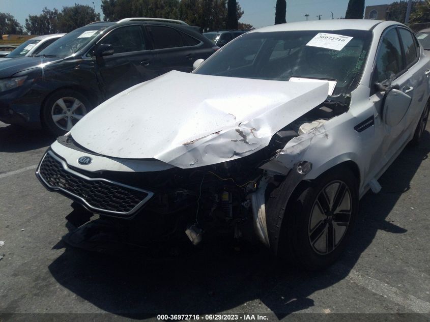 2013 KIA OPTIMA HYBRID LX - KNAGM4ADXD5054035