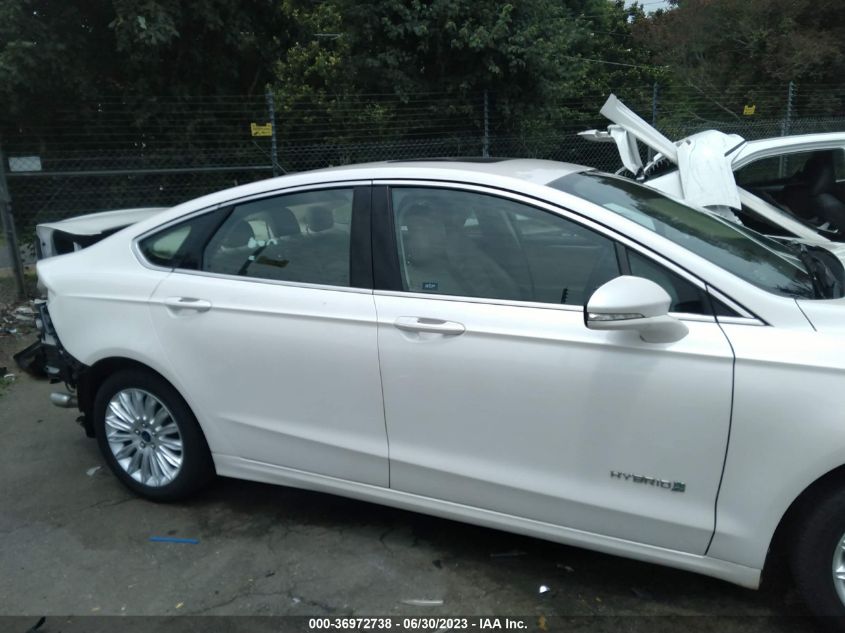 2013 FORD FUSION SE HYBRID - 3FA6P0LU6DR198048