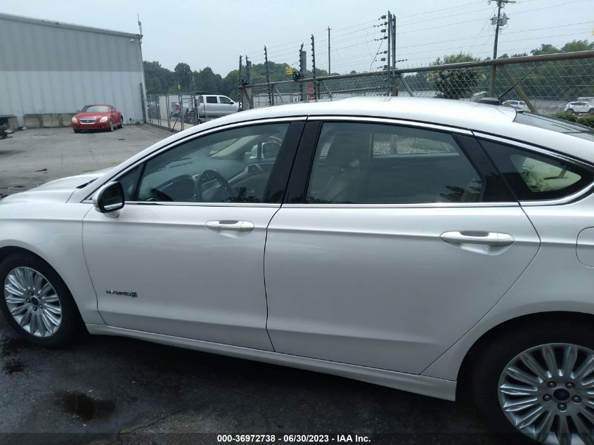 2013 FORD FUSION SE HYBRID - 3FA6P0LU6DR198048