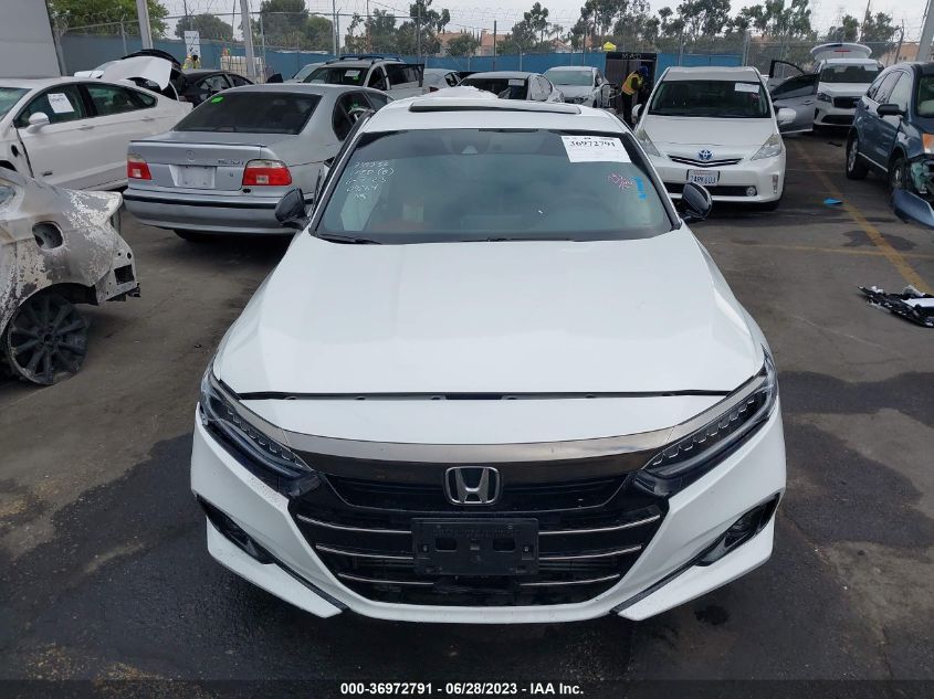 2022 HONDA ACCORD SEDAN SPORT - 1HGCV2F37NA008479