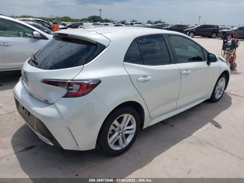 2020 TOYOTA COROLLA HATCHBACK SE/XSE/NIGHTSHADE JTND4RBE9L3087284
