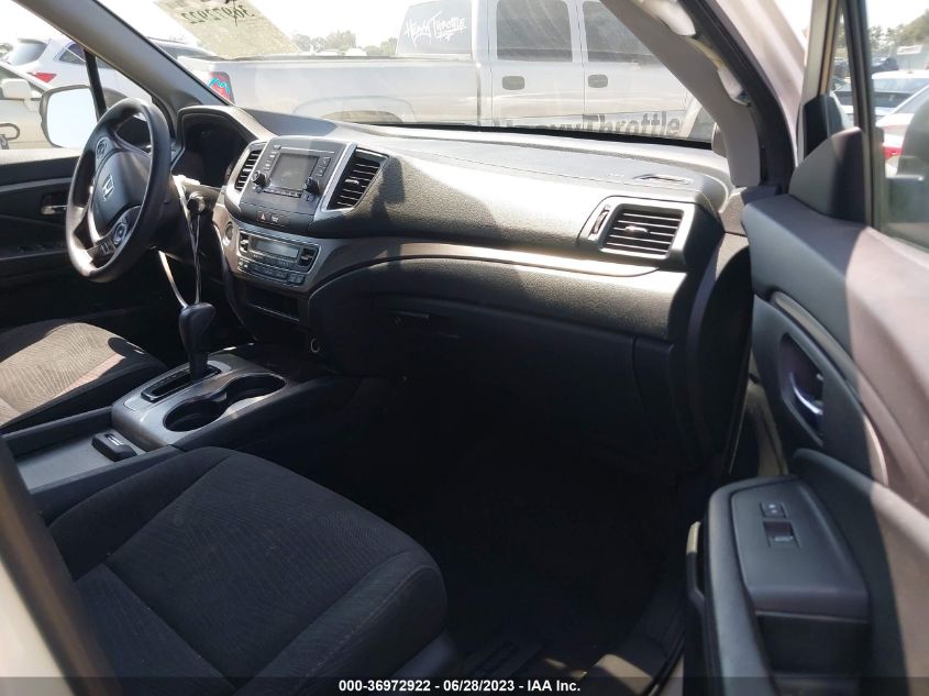 2017 HONDA PILOT LX - 5FNYF5H15HB015795