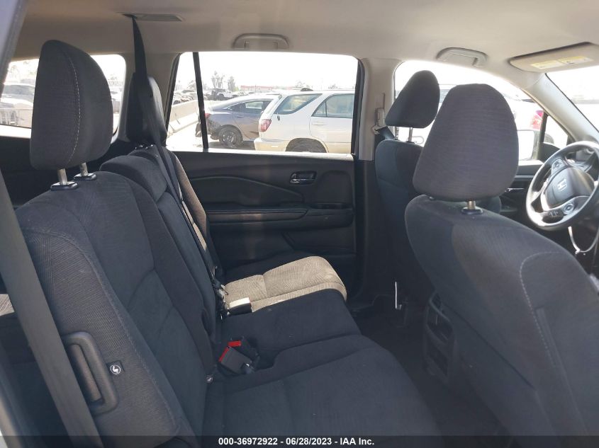 2017 HONDA PILOT LX - 5FNYF5H15HB015795
