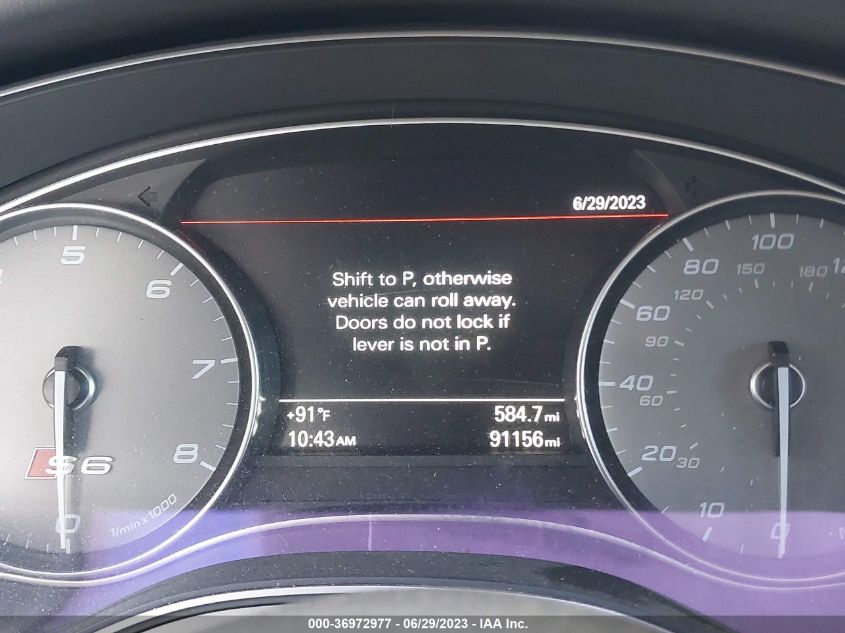 2013 AUDI S6 PRESTIGE - WAUF2AFC9DN138752