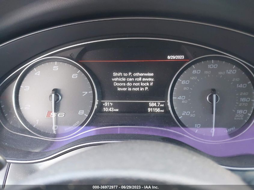 2013 AUDI S6 PRESTIGE - WAUF2AFC9DN138752