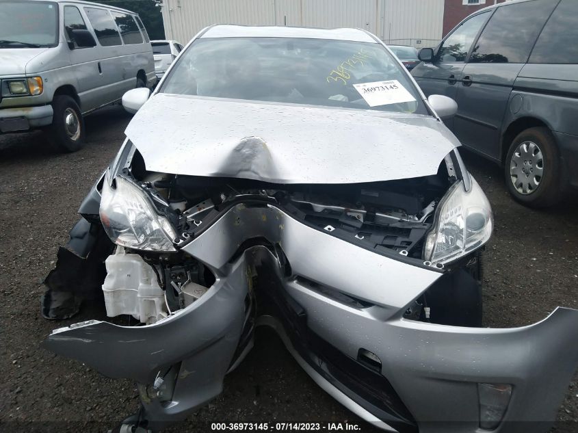 2013 TOYOTA PRIUS ONE/TWO/THREE/FOUR/FIVE - JTDKN3DU7D5549597
