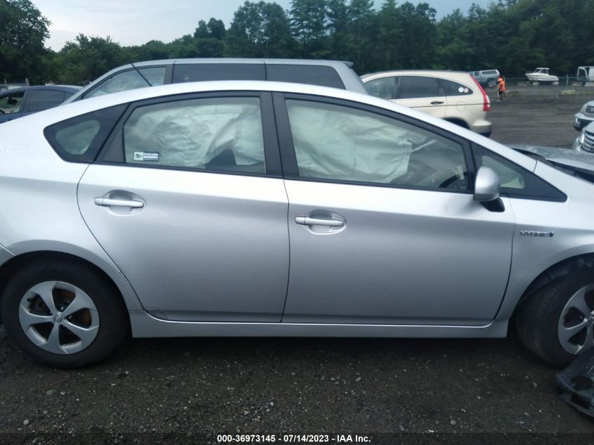 2013 TOYOTA PRIUS ONE/TWO/THREE/FOUR/FIVE - JTDKN3DU7D5549597