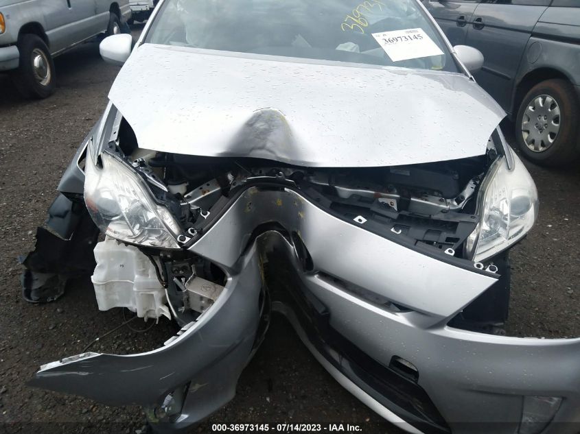 2013 TOYOTA PRIUS ONE/TWO/THREE/FOUR/FIVE - JTDKN3DU7D5549597