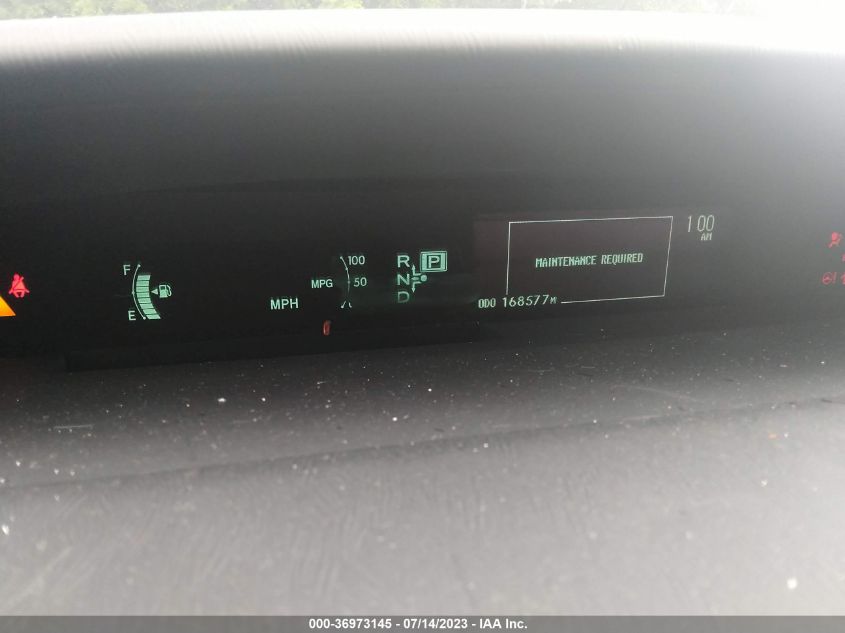 2013 TOYOTA PRIUS ONE/TWO/THREE/FOUR/FIVE - JTDKN3DU7D5549597