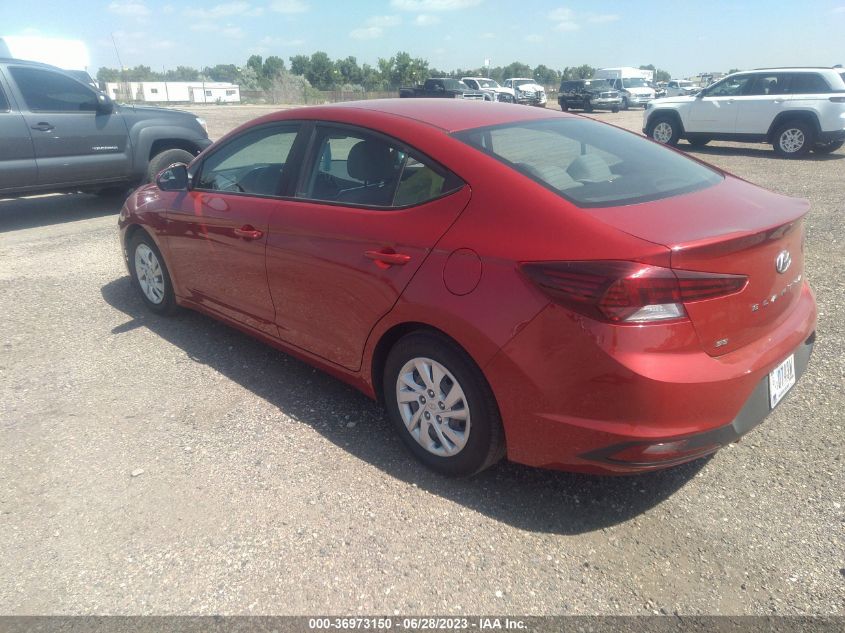 2019 HYUNDAI ELANTRA SE - 5NPD74LF0KH491759