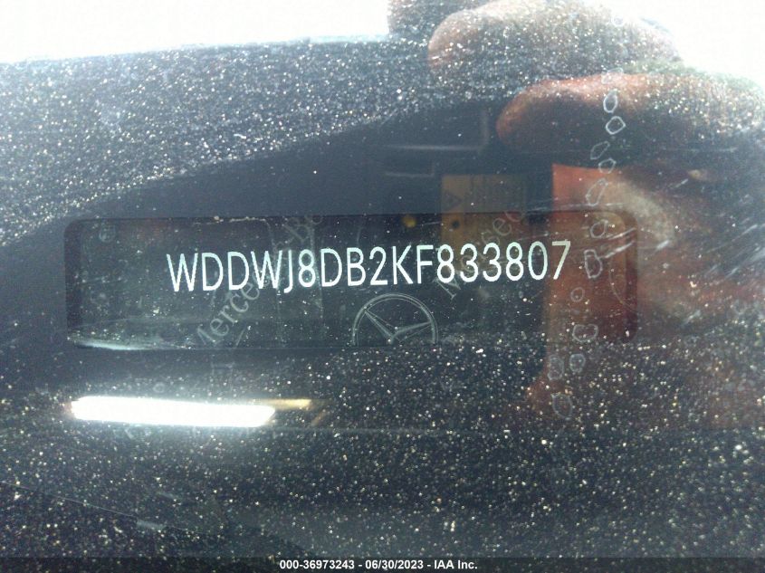 2019 MERCEDES-BENZ C-CLASS C 300 - WDDWJ8DB2KF833807