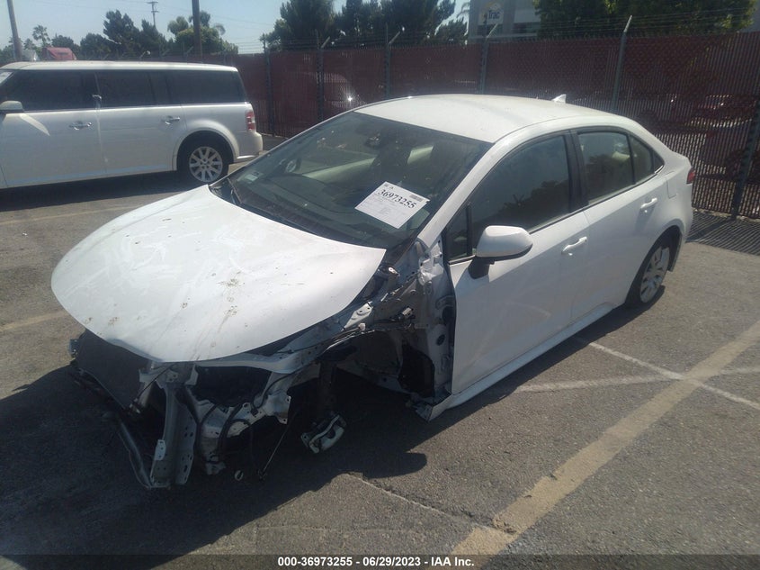 VIN 5YFEPMAE8NP278287 2022 TOYOTA COROLLA LE