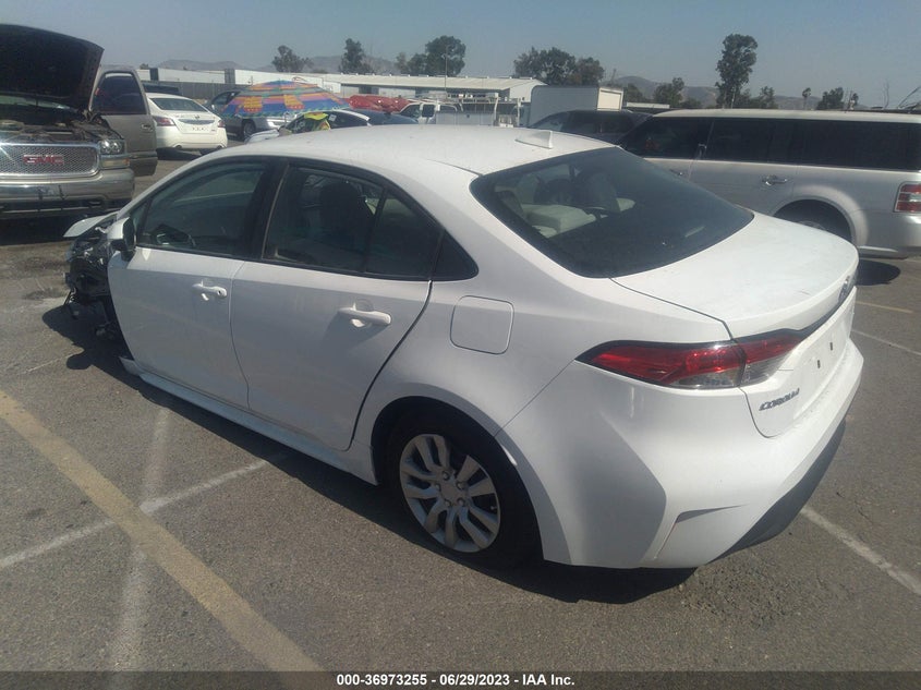 VIN 5YFEPMAE8NP278287 2022 TOYOTA COROLLA LE