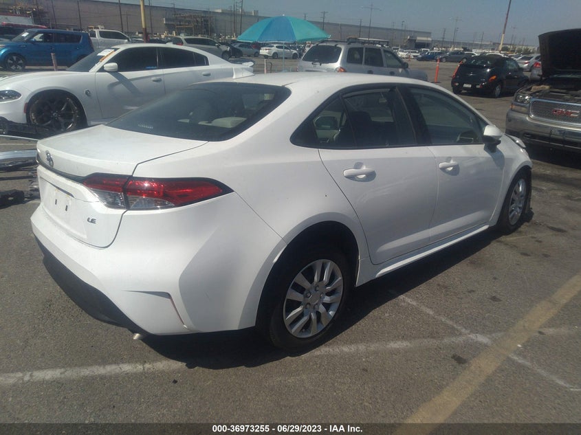 VIN 5YFEPMAE8NP278287 2022 TOYOTA COROLLA LE