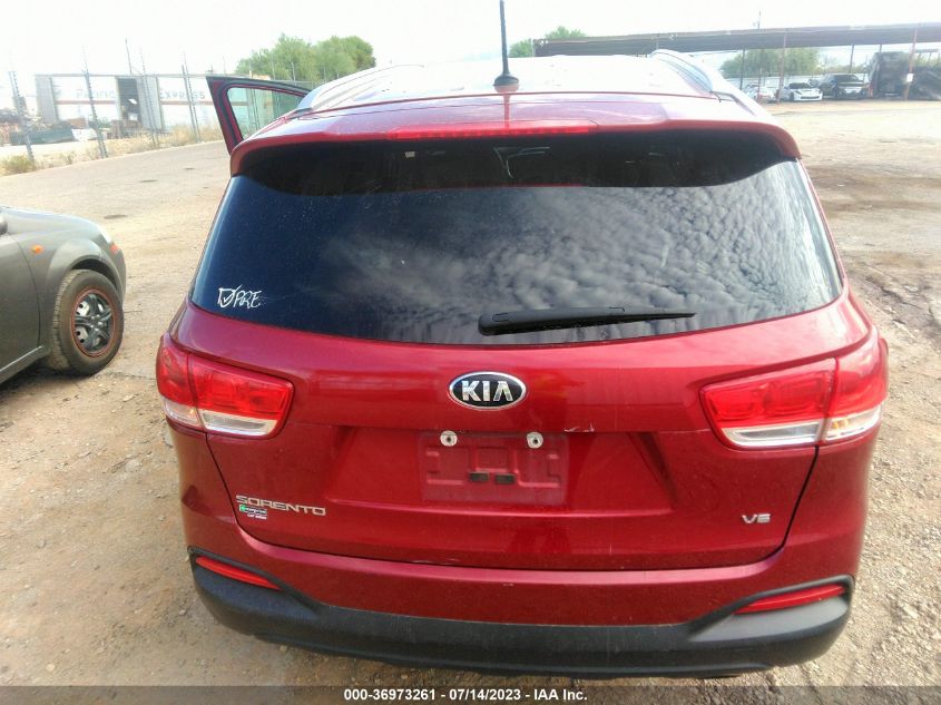 2017 KIA SORENTO LX V6 - 5XYPG4A58HG195847