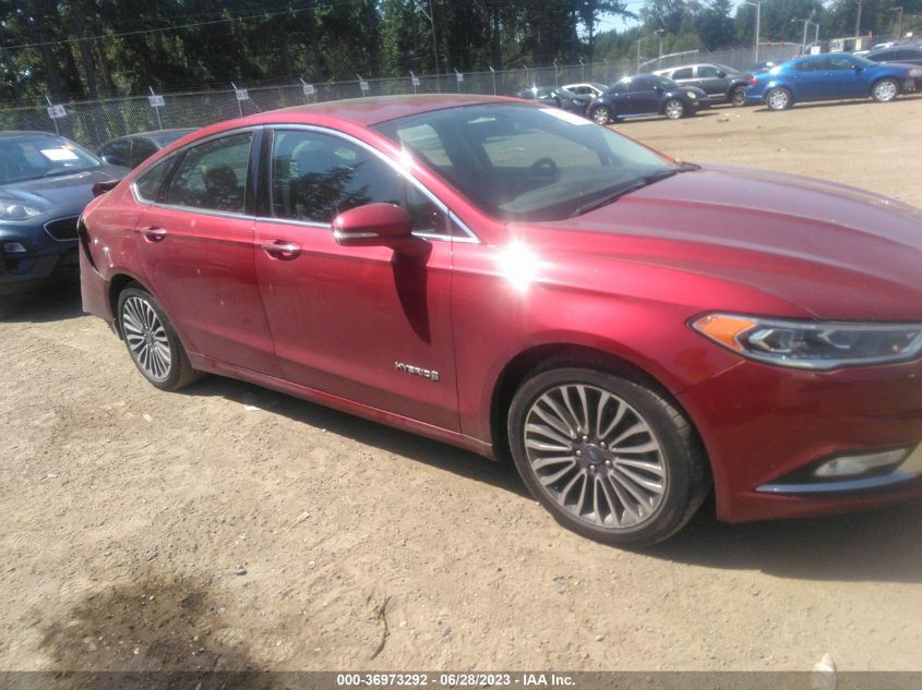 2017 FORD FUSION HYBRID SE - 3FA6P0LU6HR248341