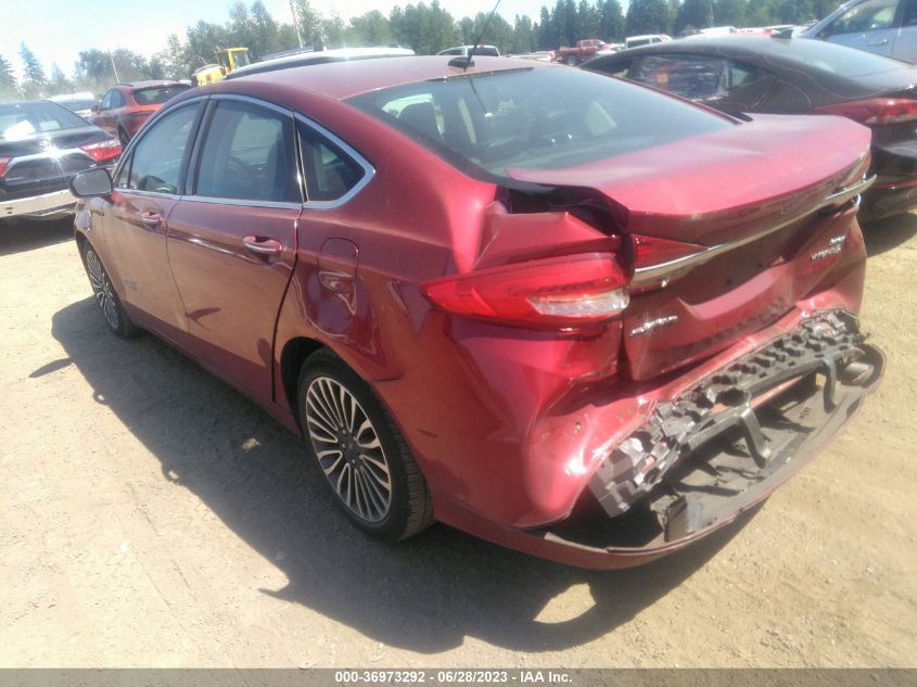 2017 FORD FUSION HYBRID SE - 3FA6P0LU6HR248341