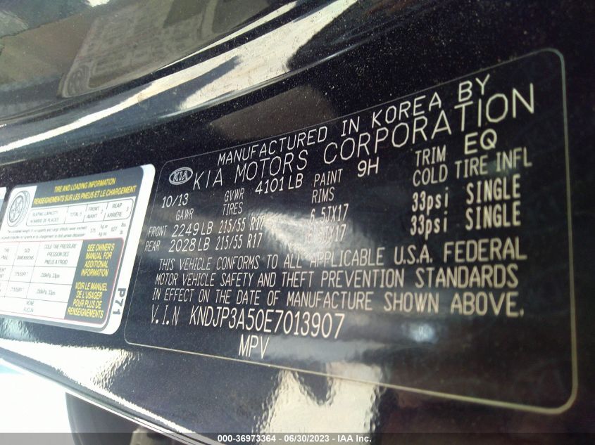 2014 KIA SOUL + - KNDJP3A50E7013907