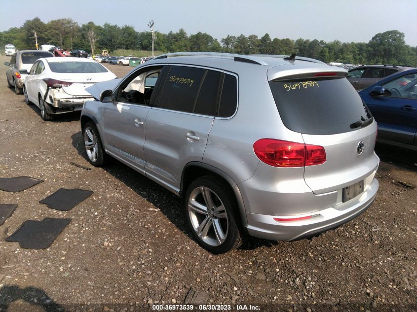 2016 VOLKSWAGEN TIGUAN R-LINE - WVGBV7AX4GW022925