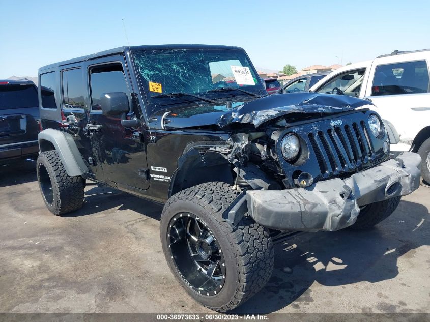 2017 JEEP WRANGLER UNLIMITED SPORT - 1C4BJWDG9HL603510