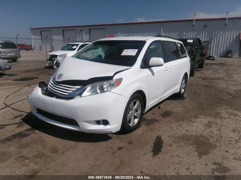 2015 TOYOTA SIENNA LE - 5TDKK3DC0FS578680