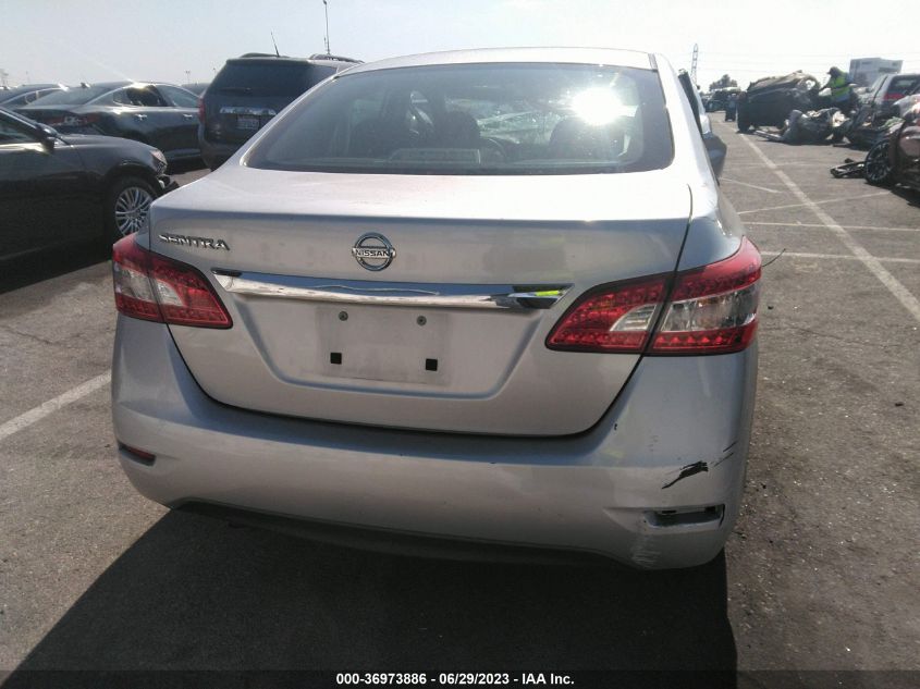 2015 NISSAN SENTRA S - 3N1AB7AP4FY357668