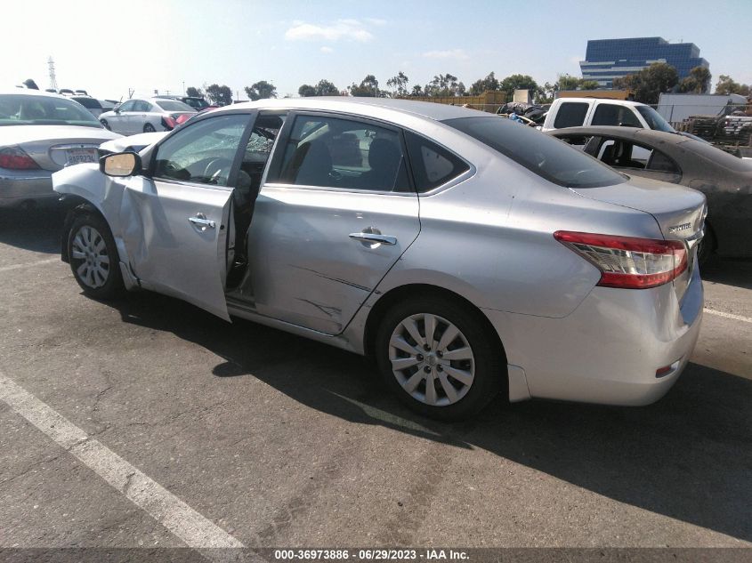 2015 NISSAN SENTRA S - 3N1AB7AP4FY357668