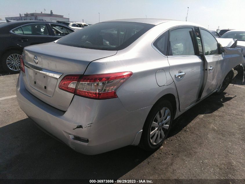 2015 NISSAN SENTRA S - 3N1AB7AP4FY357668