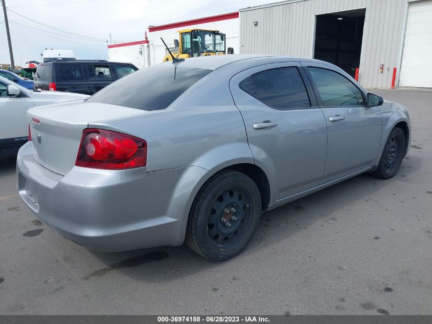 2014 DODGE AVENGER SE - 1C3CDZAB2EN160563