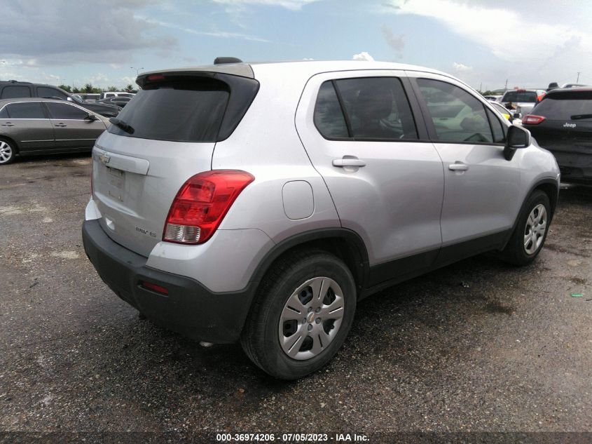 2015 CHEVROLET TRAX LS - KL7CJKSBXFB183762