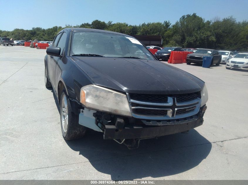 2013 DODGE AVENGER SXT - 1C3CDZCB8DN590724
