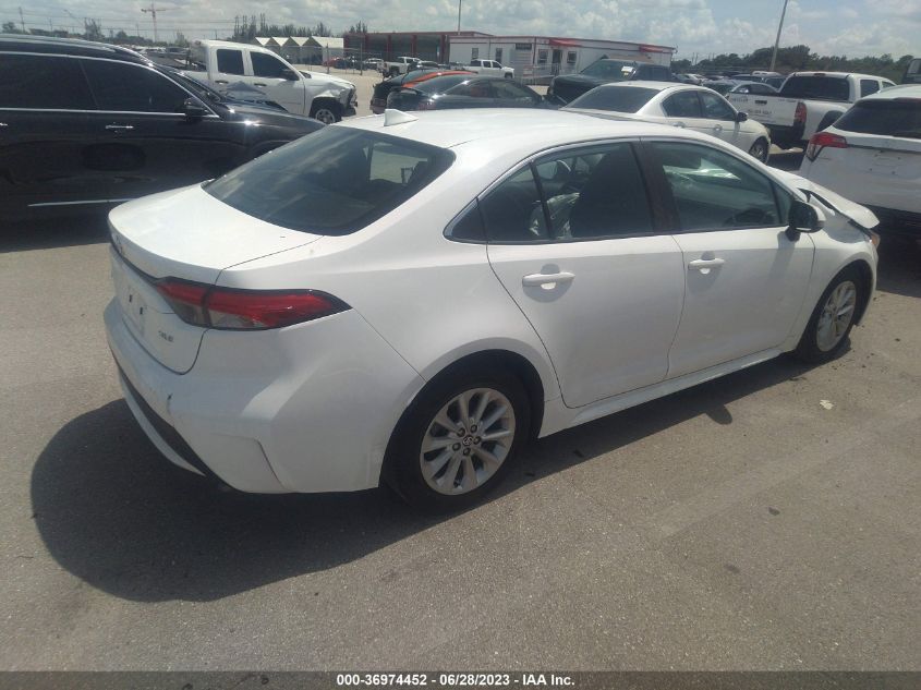 2022 TOYOTA COROLLA XLE - 5YFFPMAE9NP284054