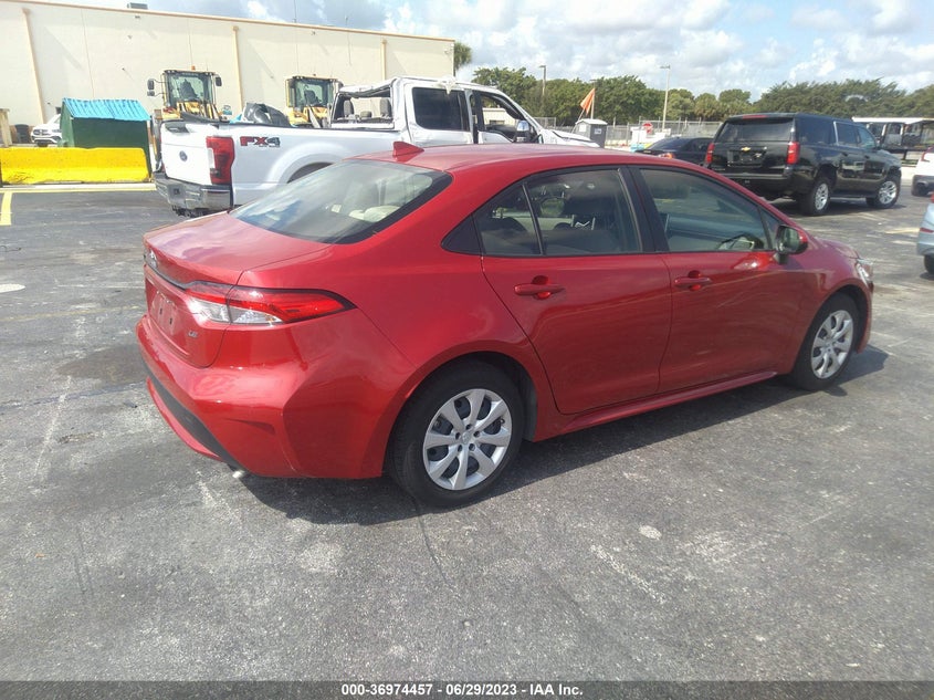 VIN JTDEPMAE9MJ165922 2021 TOYOTA COROLLA LE